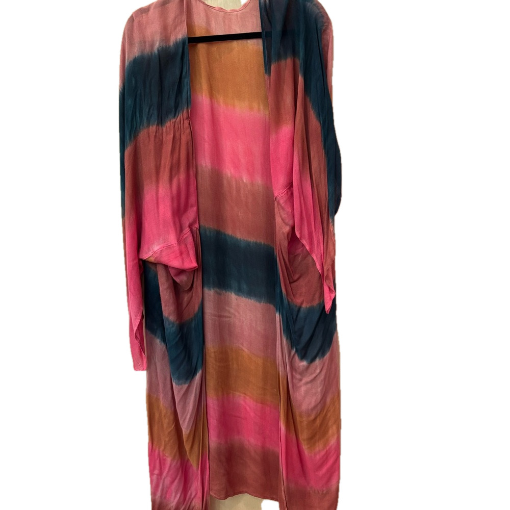 Colorful Tie-Dye bathing suit cover up